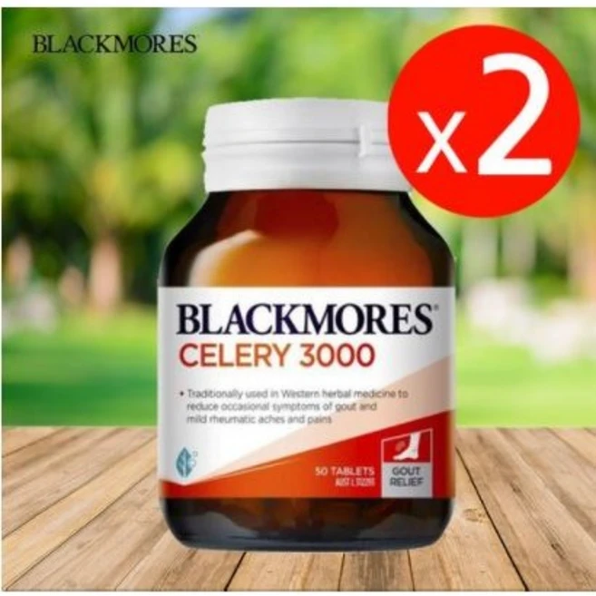 Blackmores Celery 3000 50Ts 블랙모어스 셀러리 3000 50정 2팩, 2개 - 쿠팡
