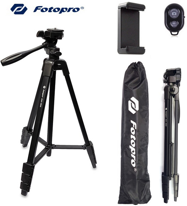 포토프로 삼각대 DIGI-3600 스마트폰 DSLR 개인방송 브이로그, 1개