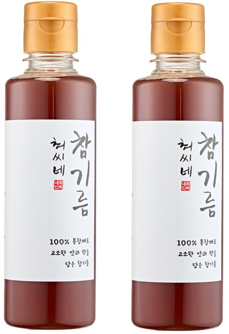 최씨네참기름 300ml 1+1, 2개