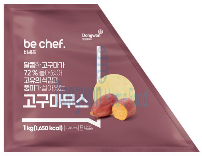 달디단마켓 동원 비셰프 고구마무스 1kg 크러스트 피자 토핑, 2개