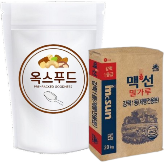 맥선 밀가루 강력1등 제빵전용분 1kg 소분 베이킹 재료, 1개