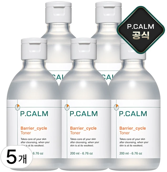피캄 베리어사이클 토너, 200ml, 5개 - 쿠팡