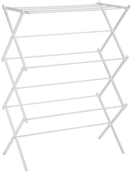 살림꾼 튼튼한 신형 접이식 빨래건조대, 올화이트