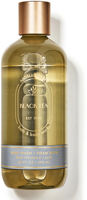 [Bath and Body works] 배쓰앤바디웍스 BBW 아로마 테라피 블랙티 바디워시, 1개, 295ml