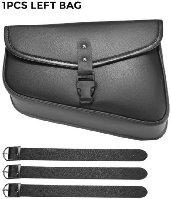 레블500사이드백 오토바이 Saddlebag Swingarm 가방 Sportster Iron 883 1200XL Honda Rebel 250 300 500 PU 방수 도구, 1)Left Bag