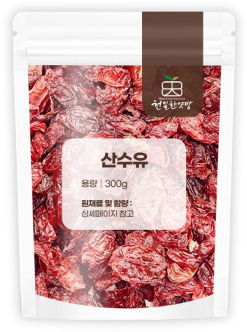 천일한약방 국산 구례 건 산수유 씨 제거, 300g, 2개