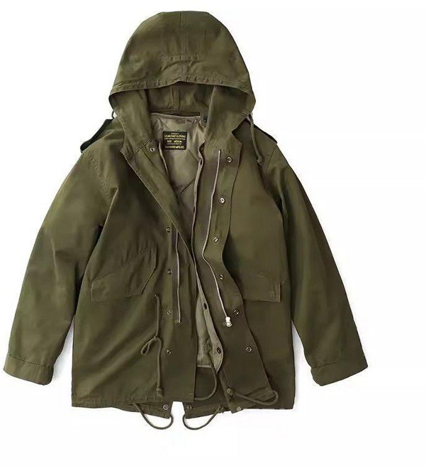 휴스턴 M-51 파카 겨울점퍼 야상코트 내로우핏 내피 탈부착 밀리터리 재킷