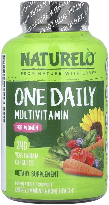 몸관리하세요 겨울입니다 NATURELO 원 데일리 종합비타민 여성용 베지 캡슐 240정 특별관리진행, NATURELO원데일리종합비타민여성용베지캡슐240정, 1개 - 쿠팡