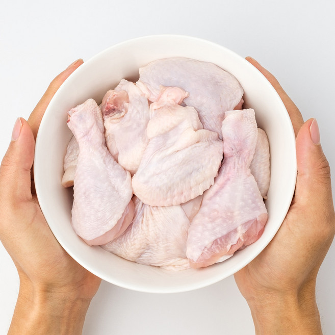 염지닭 닭절단육 1kg 닭도리육 염장 절단육 조각닭 닭염지, 1개