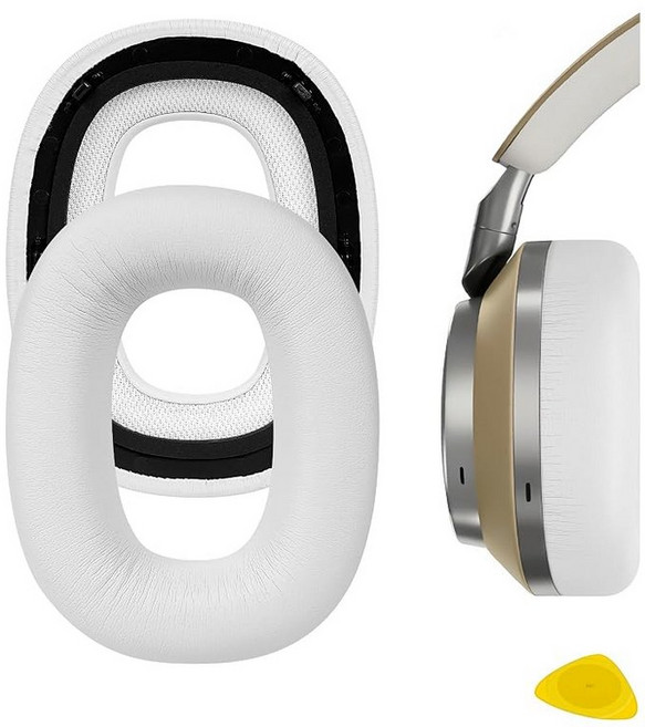 Bowers & Wilkins B & W Px8 Px7 S2 이어패드 커버 솜 캡 교체 스폰지, 1개, 흰색