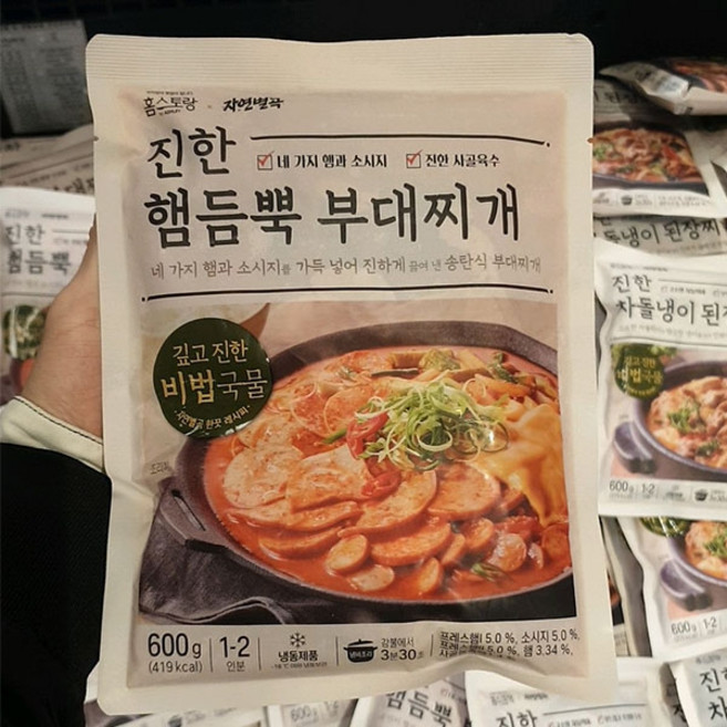 홈스토랑 진한 햄듬뿍 부대찌개, 1개, 아이스박스 포장, 600g