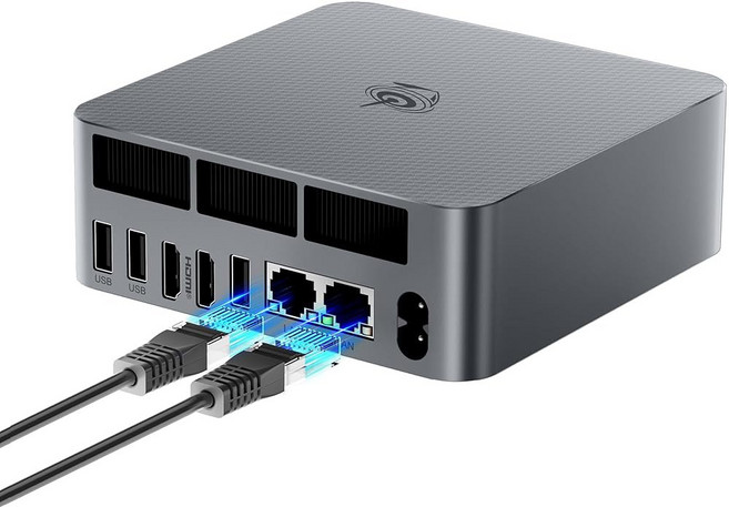 Beelink EQR6 AI 미니 PC AMD Ryzen 7 6800U(6nm 8C/16T) 최대 4.7GHz 미니 컴퓨터 24GB LPDDR5 RAM 500GB M.2 PC, EQR6 24G/500G/6800U