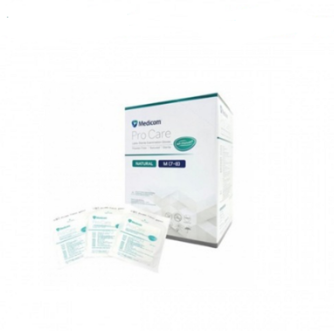 메디컴 Medicom 진료용글러브 멸균 라텍스 파우더프리PF 40조/팩, XS, 1개