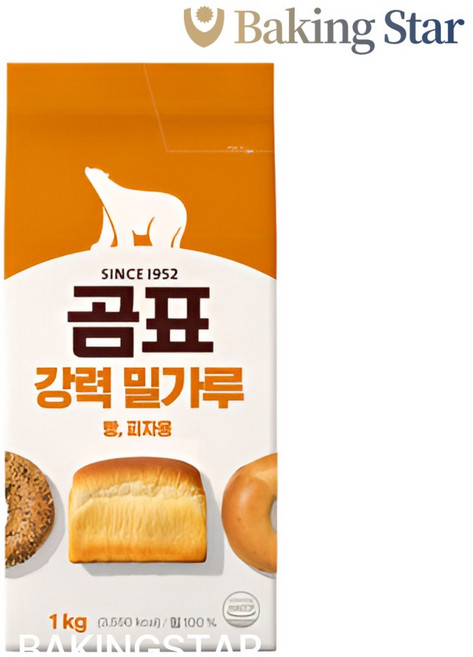 곰표 강력 밀가루, 1kg, 1개