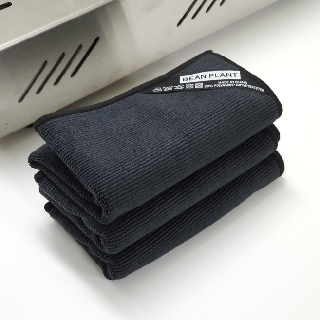 빈플랜트 바리스타 커피 행주 린넨 엠보싱 타올 타월 키친 크로스 카페, 3. 네이비 타올 중, 1개