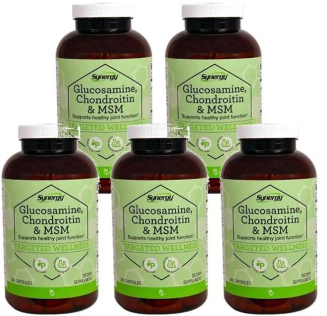 비타코스트 시너지 글루코사민 콘드로이틴 & MSM 캡슐 360정, 5개 - 쿠팡