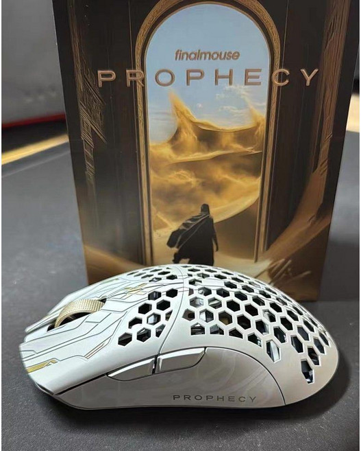 Finalmouse ULX Prophecy 무선 마우스 경량 탄소 섬유 10주년 공동 브랜드 모델, G. 화이트S