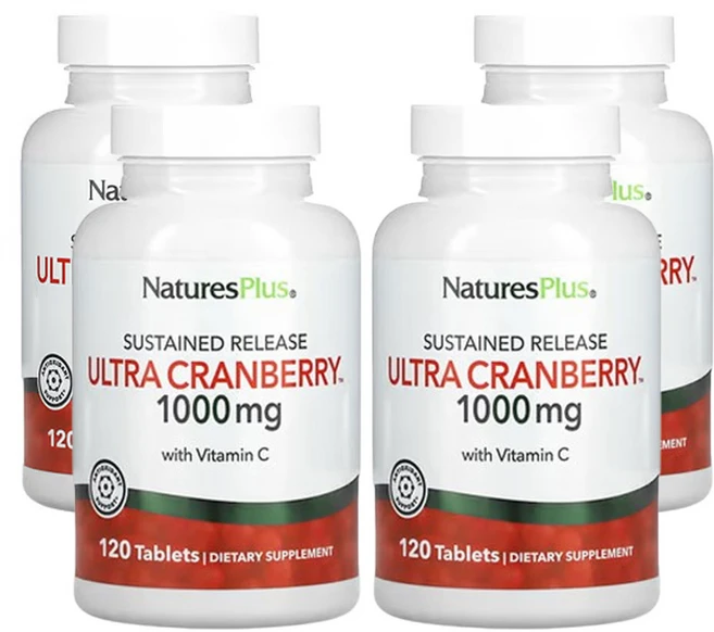네이쳐스플러스 Ultra 크렌베리 1000mg 120정, 4개 - 쿠팡