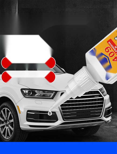 [초간편 DIY] 자동차 보수용 접착제 플라스틱 셀프 범퍼 수리, 접착제 1개  증점제