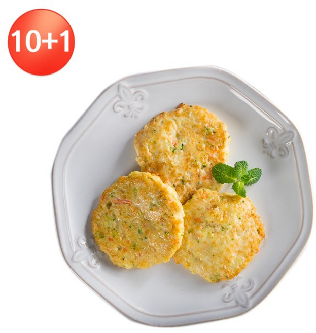 [뽀뽀뜨] (10+1) 아기반찬 61종 모음/ 내맘대로 골라담기, 1개, 수제두부새우전