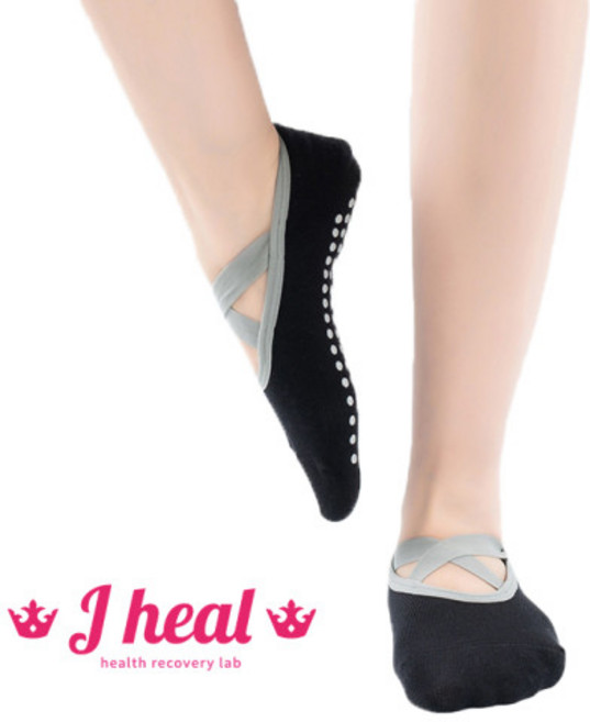 제이힐 핏 4+1 필라테스 홈트 요가 토삭스 양말 오픈토 리본 삭스