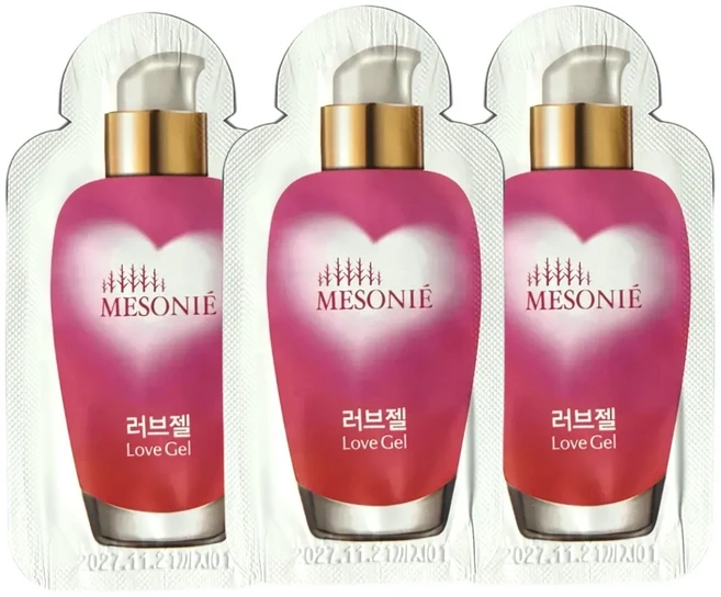 나드리화장품 메소니에 수용성 러브 마사지젤 3ml, 50개, 4ml - 쿠팡