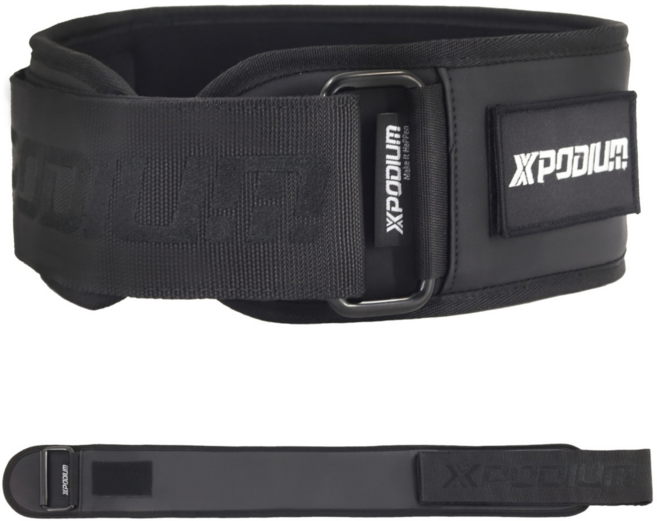 엑스포디움 리프팅벨트 블랙라벨 헬스 크로스핏벨트 역도 데드리프트 허리보호대, 팬텀 블랙, M