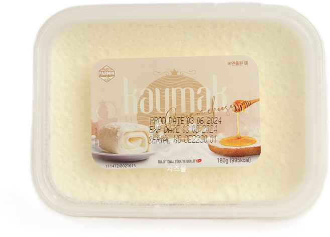 팜인 텍서트 카이막 크림치즈 180g, 1개