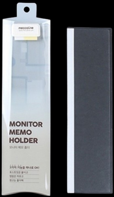 모니터 옆 컴퓨터 화면 사이드 메모 보드 꽂이 판 서류 명함 홀더 집게 클립 메모판 우측 좌측 상단 종이 거치대 꽂이대 양측 양쪽 깔끔한 문서