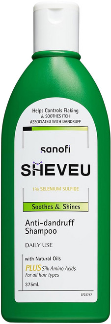 SHEVEU 수드 & 샤인 안티 댄드러프 샴푸, 1개, 375ml