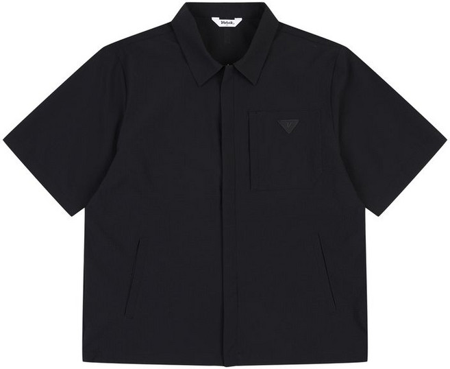 볼빅 어패럴 남성 골프 서커 반팔 셔츠 점퍼 VMWBP451 BK