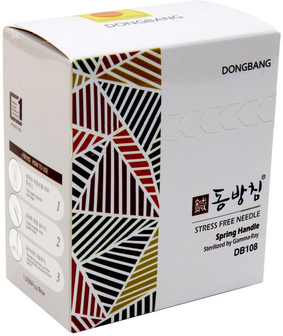 동방침 0.25 x 40 일회용침 멸균침 스프링침 한방 병원침 1000개입, 1개