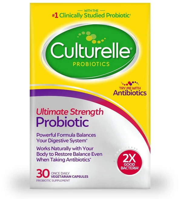 Culturelle 컬처렐 얼티미트 스트렝스 프로바이오틱 200억CFU 베지 캡슐 30정, 1개 - 쿠팡