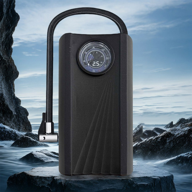 휴대용 자동차 팽창기 자동 펌프 디스플레이 고정밀 LCD 압축기 공기 전기 150PSI 오토바이에 풍선, 1개