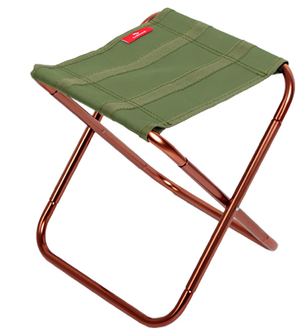 카디움 두랄루민 미니 캠핑의자 분리형 ES-710, 올리브, 1개