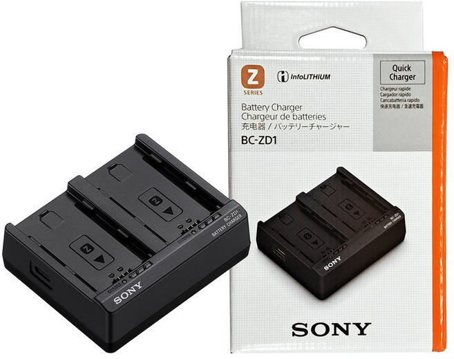 소니 NP-FZ100 전용 듀얼 급속 충전기, 1개, BC-ZD1