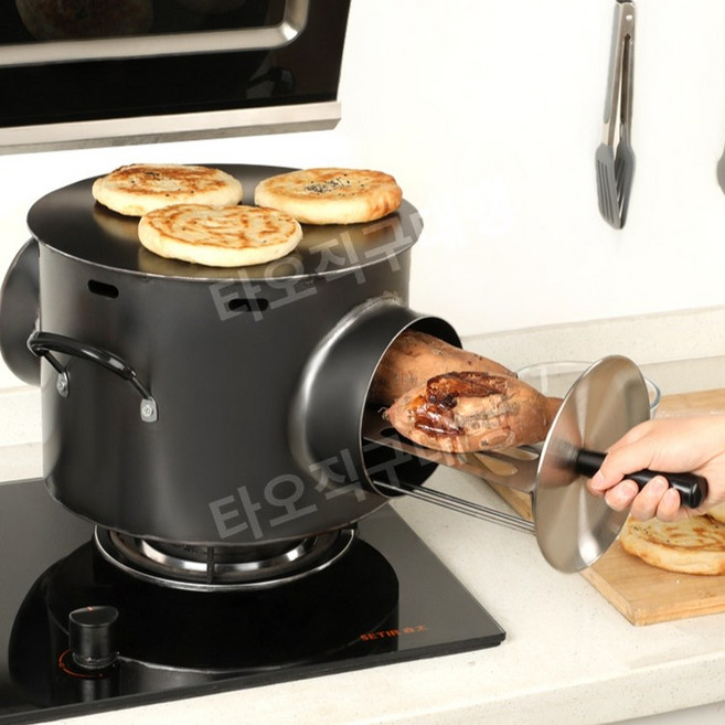 군고구마기계 호떡 오븐 군고구마통 냄비 굽는기계, 스테인레스