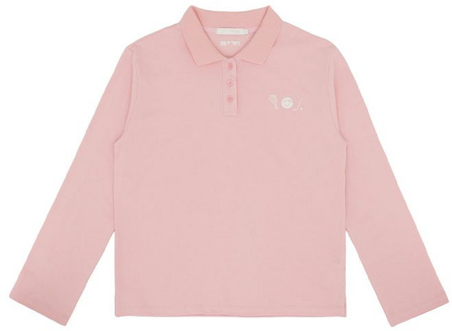 PIV’VEE Sports Club Tee Holder Long Sleeve PK Shirt (bubble pink)