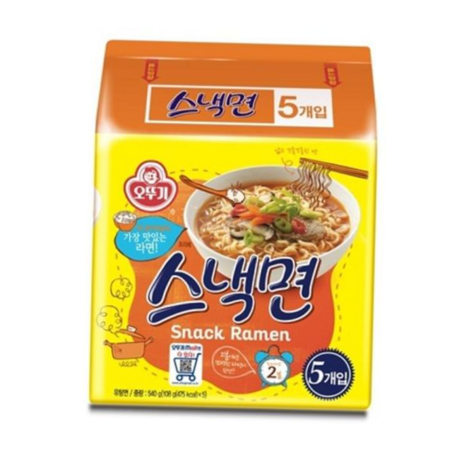 봉지라면 오뚜기 스낵면봉지(5입), 본상품