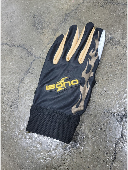 이소노 야구 양가죽 수비장갑 편수 블랙골드