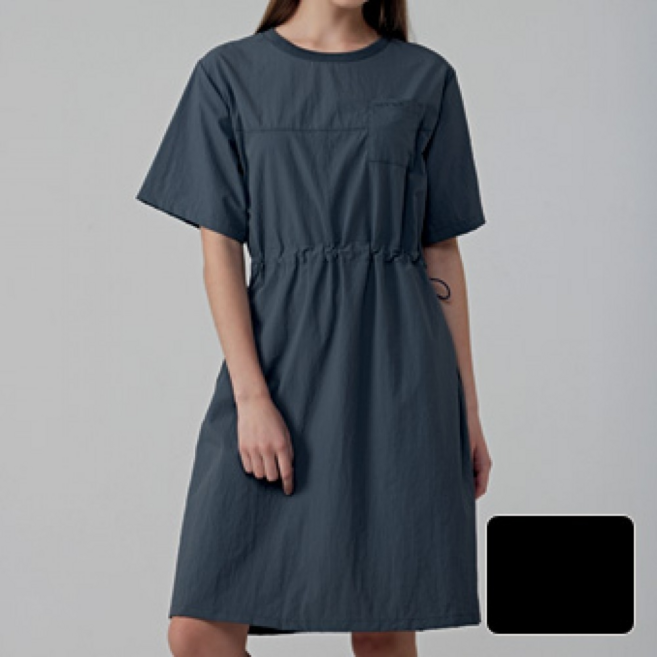 트라이(TRY)여성용 나일론 우븐 소재 일상서 아웃도어용 bu)우븐원피스