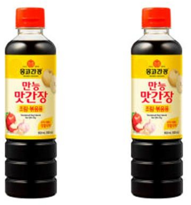 몽고간장 만능맛간장 조림 볶음용, 500ml, 2개