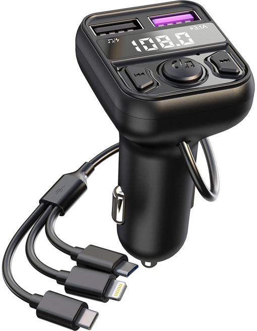车载蓝牙发射器 CS9/CS10 车载mp3播放器 FM发射器 免提通话, 通用, CS10