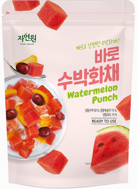 [자연원] 바로수박화채 500g, 3개