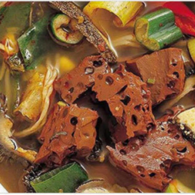 국내산 선지해장국 1kg (냉장 한우선지 소선지), 단품, 1