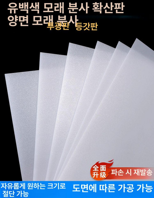 도광판 LED 조명 국내조립, 1개, 100mmx200mmx0.5mm 2개