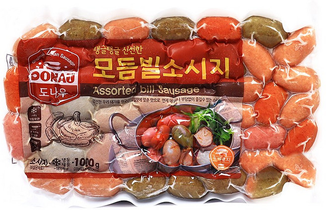 푸드올마켓_ 도나우 모듬빌소시지 1kg /냉동, 1개
