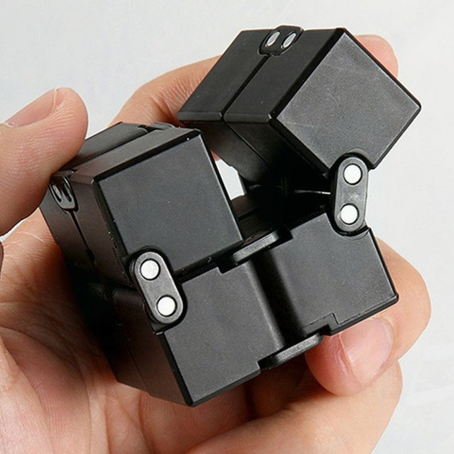 무한 큐브 피젯 손놀림 감각 놀이 집중력 스트레스 해소 토이, 1개