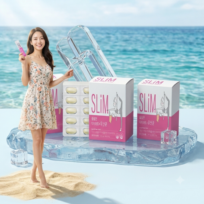 다이어트 유산균 가르시니아 캄보지아 추출물 프로바이오틱스트, 150g, 3개