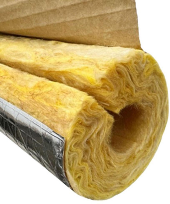 유리솜 흡음재 강관 파이프 배관 은박 바인더 내화재, 1개